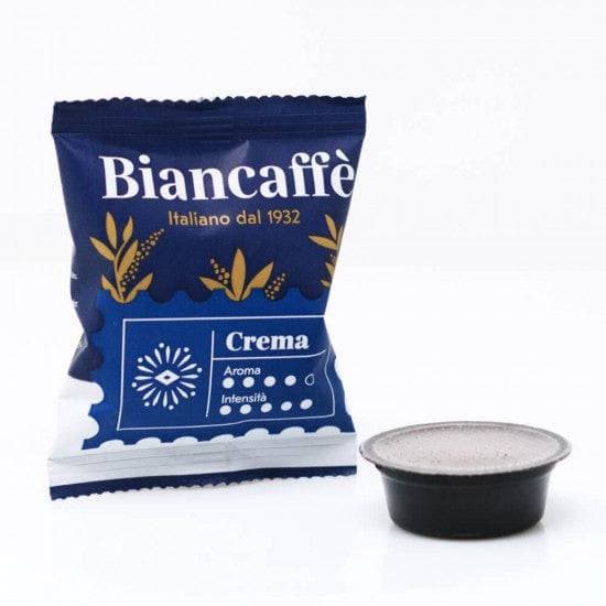 Biancaffè Crema Kapsel kompatibel mit Lavazza A Modo Mio – Einzelverpackung mit Kapsel
