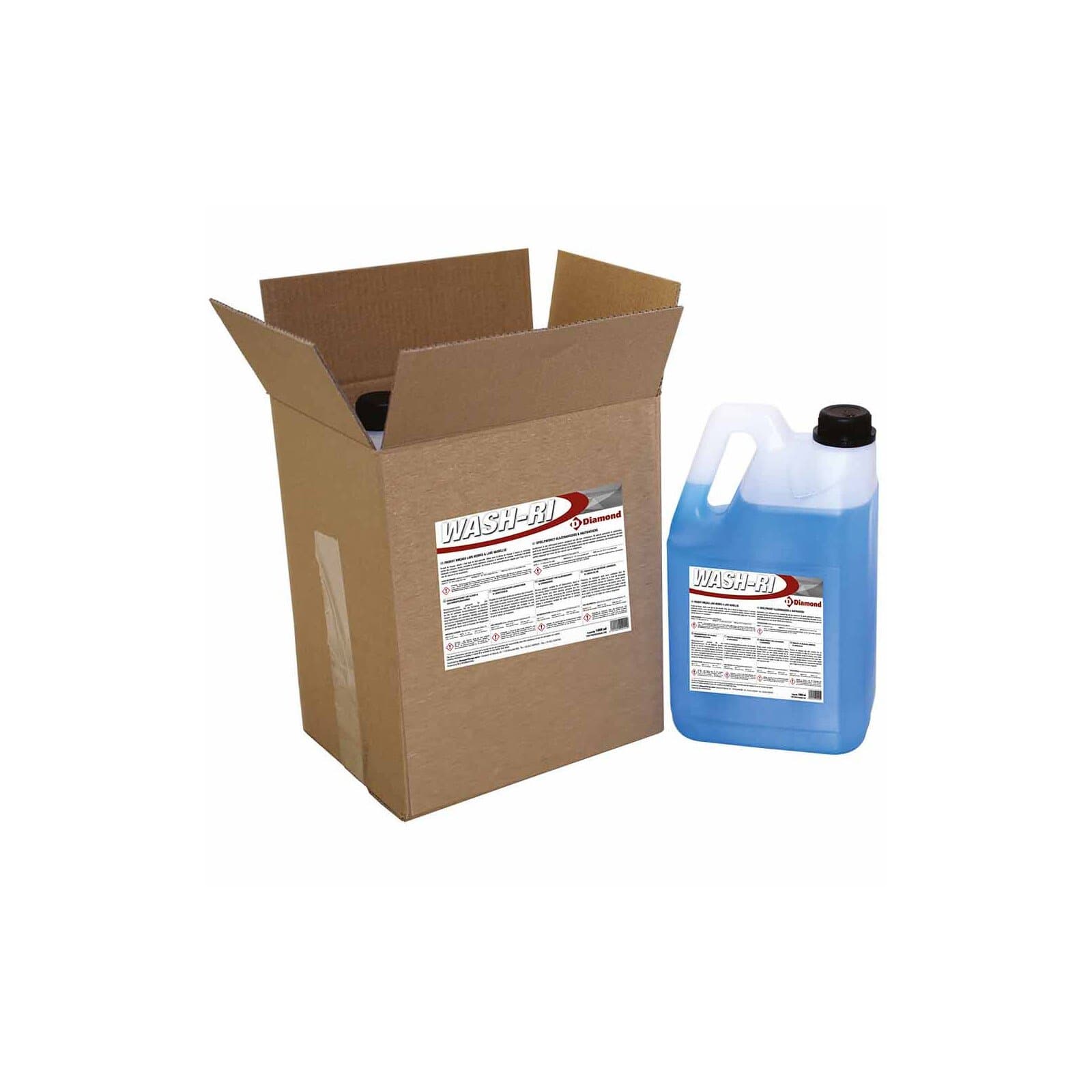 Diamond WASH-RI Klarspüler für Gläser- und Geschirrspülmaschinen, Karton mit 2 Kanistern à 5 kg