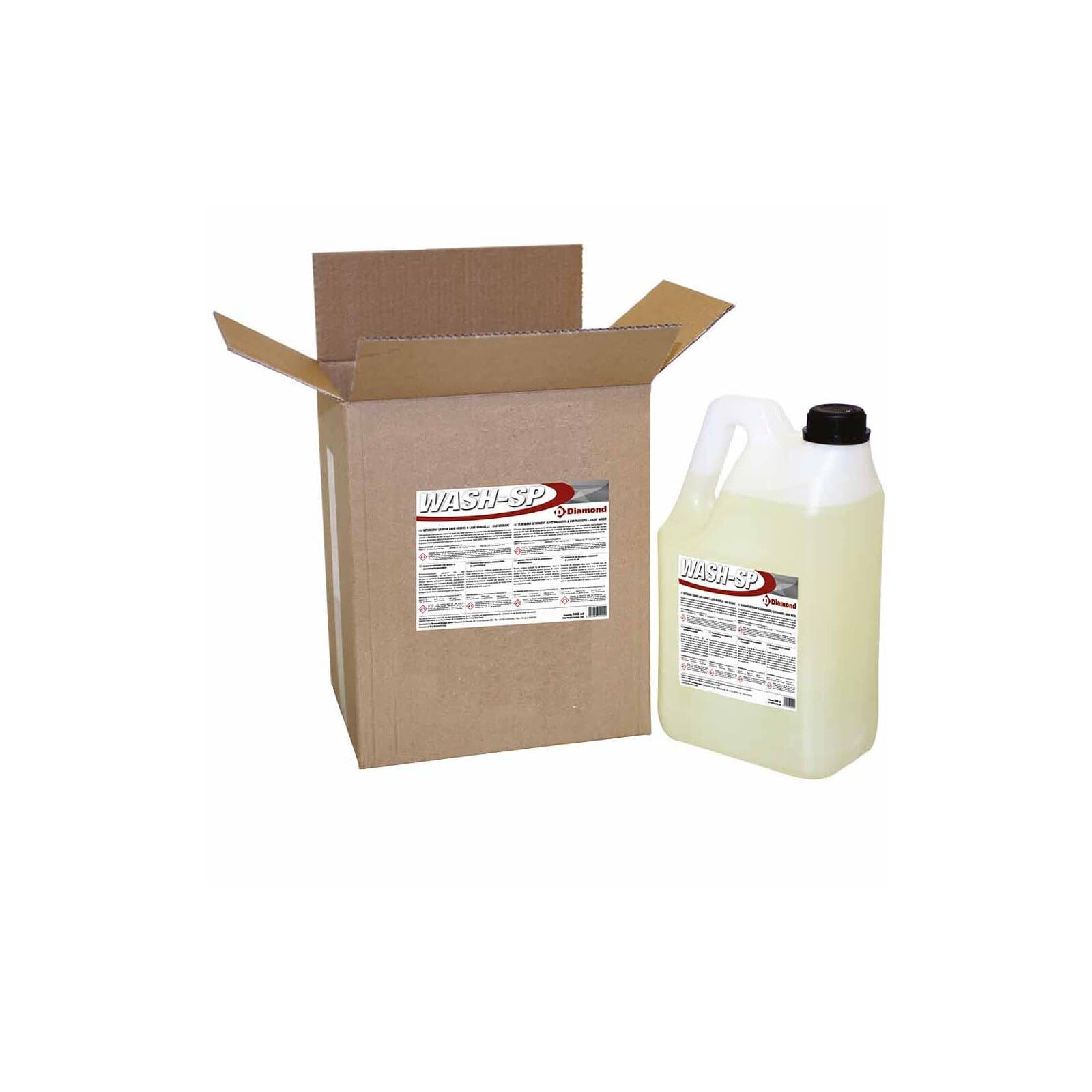 Diamond WASH-SP Flüssigreiniger für Gläser- und Geschirrspülmaschinen, Karton mit 2 Kanistern à 5 Liter